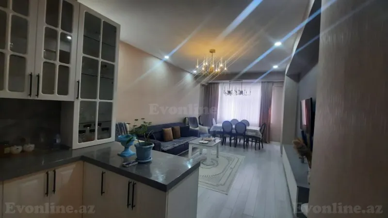Satılır 3 otaqlı Mənzil Yeni tikili 103 m² Sabunçu r. - şəkil 2