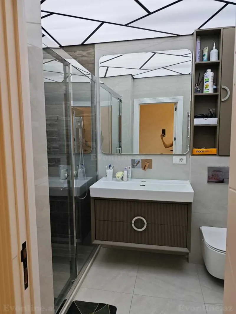 Satılır 4 otaqlı Mənzil Yeni tikili 124 m² Əhmədli m. - şəkil 22