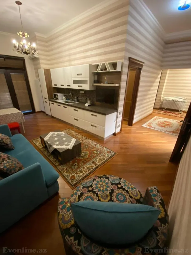 Kirayə verilir 2 otaqlı Mənzil Yeni tikili 70 m² İçərişəhər m. - şəkil 2