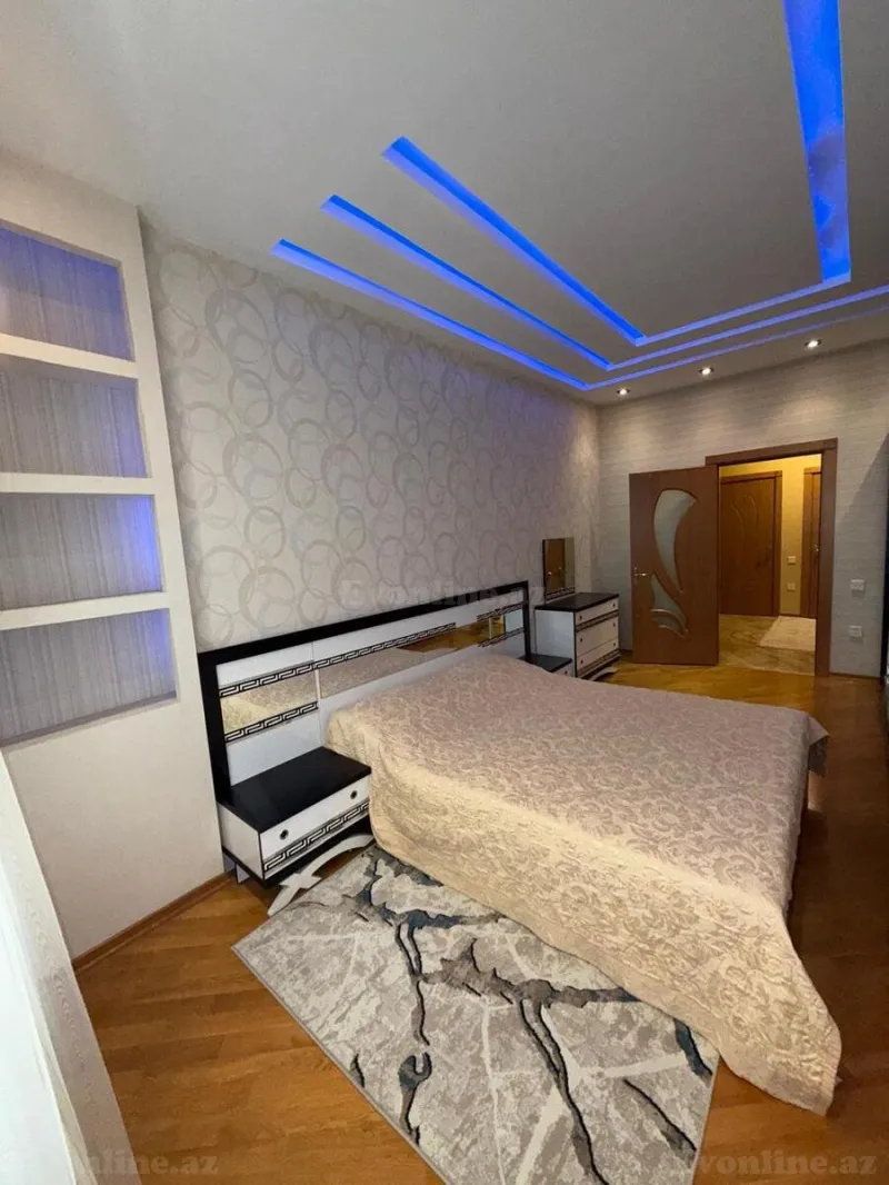 Kirayə verilir 3 otaqlı Mənzil Yeni tikili 125 m² Qara Qarayev m. - şəkil 5