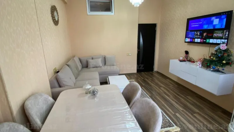 Satılır 2 otaqlı Mənzil Yeni tikili 56 m² Neftçilər m. - şəkil 2