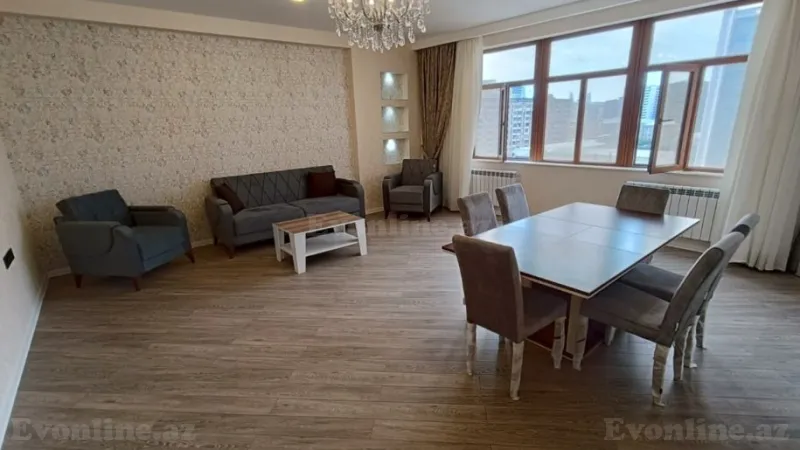 Kirayə verilir 3 otaqlı Mənzil Yeni tikili 120 m² Xətai m. - şəkil 5