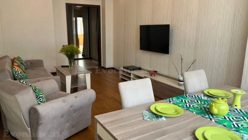 Kirayə verilir 3 otaqlı Mənzil Yeni tikili 100 m² Nəriman Nərimanov m. - şəkil 2