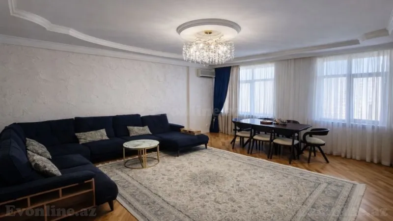 Satılır 3 otaqlı Mənzil Yeni tikili 130 m² Gənclik m. - şəkil 2