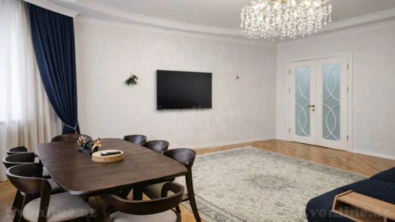 Satılır 3 otaqlı Mənzil Yeni tikili 130 m² Gənclik m. - şəkil 3