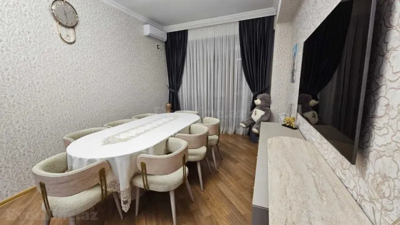 Satılır 3 otaqlı Mənzil Yeni tikili 125 m² Səbail r. - şəkil 4