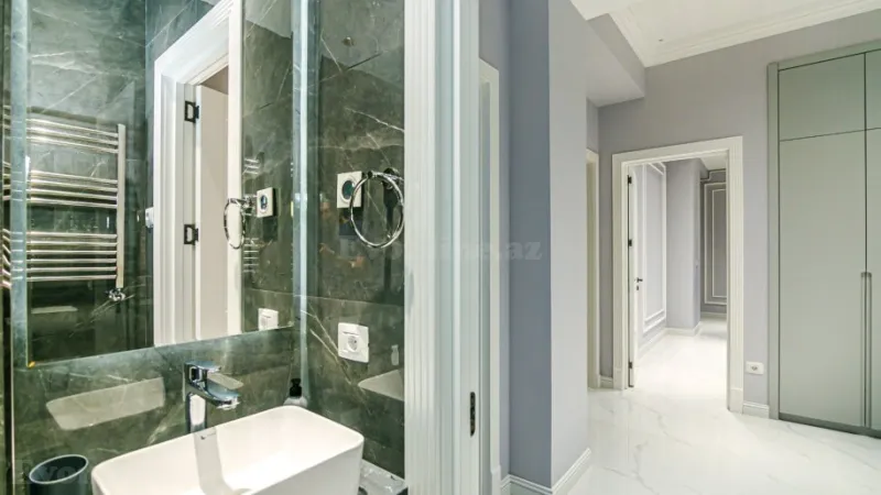 Kirayə verilir 3 otaqlı Mənzil Yeni tikili 150 m² Nəsimi r. - şəkil 11