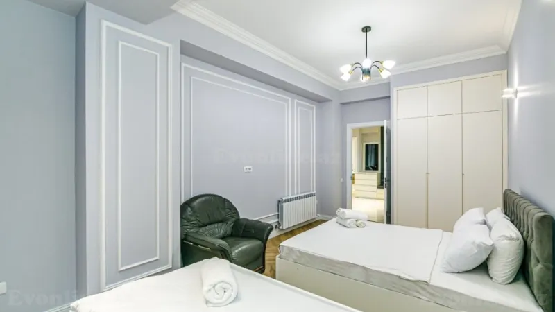 Kirayə verilir 3 otaqlı Mənzil Yeni tikili 150 m² Nəsimi r. - şəkil 20