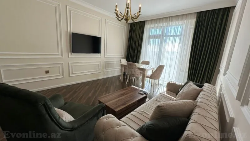 Kirayə verilir 2 otaqlı Mənzil Yeni tikili 64.1 m² Yasamal r. - şəkil 2