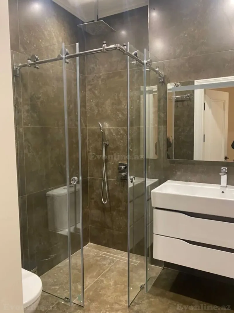 Kirayə verilir 3 otaqlı Mənzil Yeni tikili 129 m² Elmlər Akademiyası m. - şəkil 14