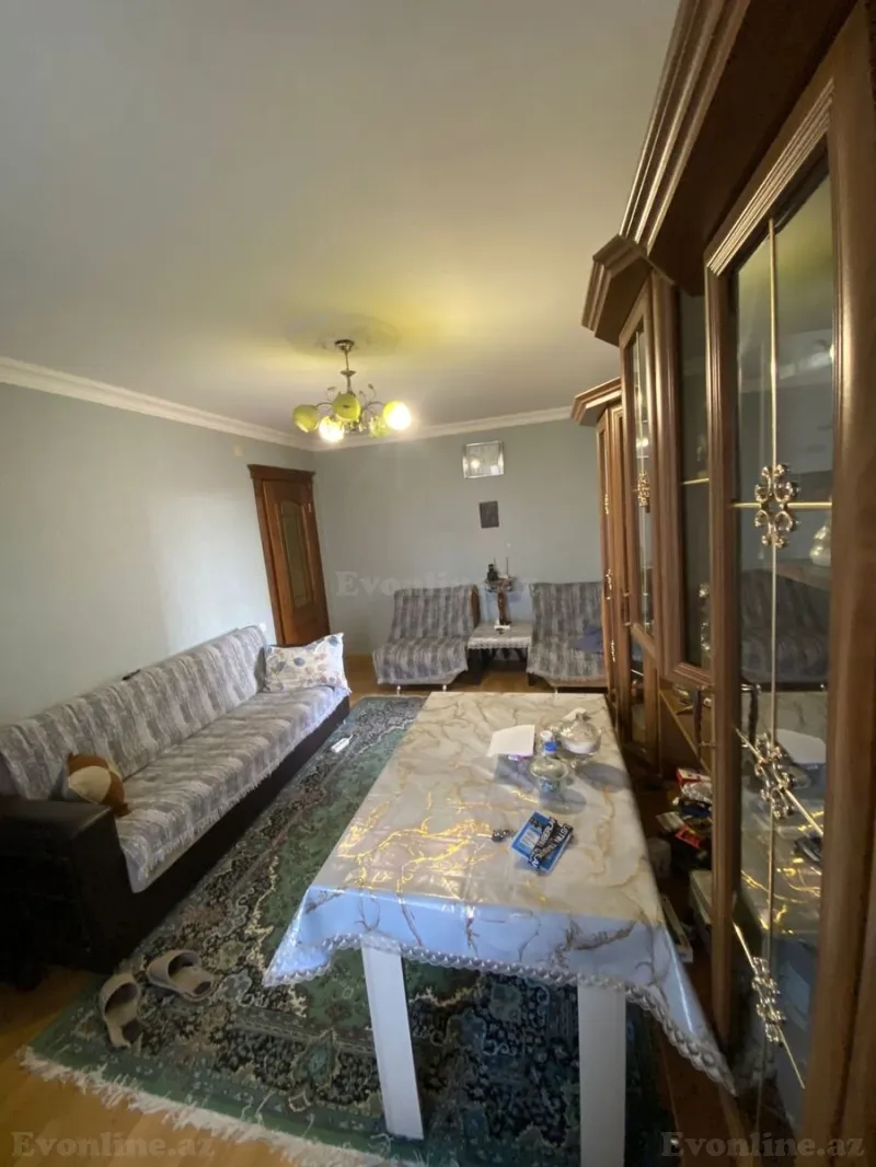 Satılır 2 otaqlı Mənzil Köhnə tikili 55 m² Həzi Aslanov m. - şəkil 2