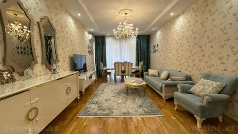Satılır 3 otaqlı Mənzil Yeni tikili 130 m² Səbail r.