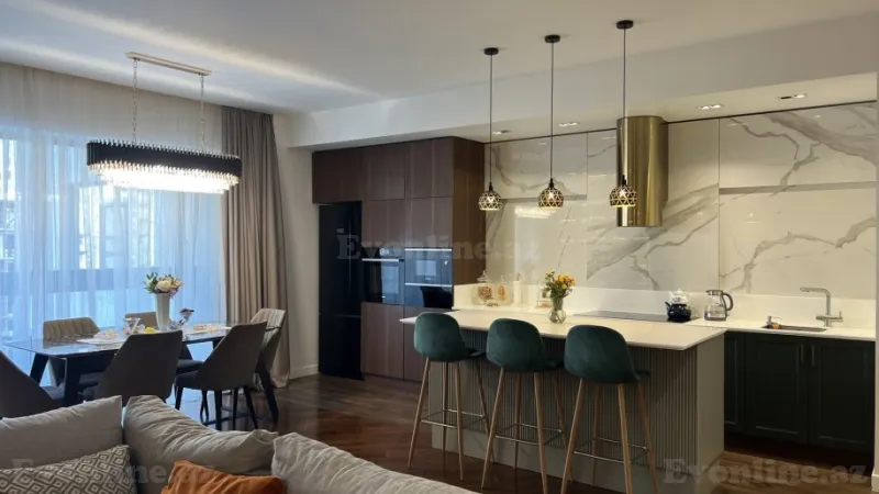 Satılır 4 otaqlı Mənzil Yeni tikili 205 m² Nizami m. - şəkil 2