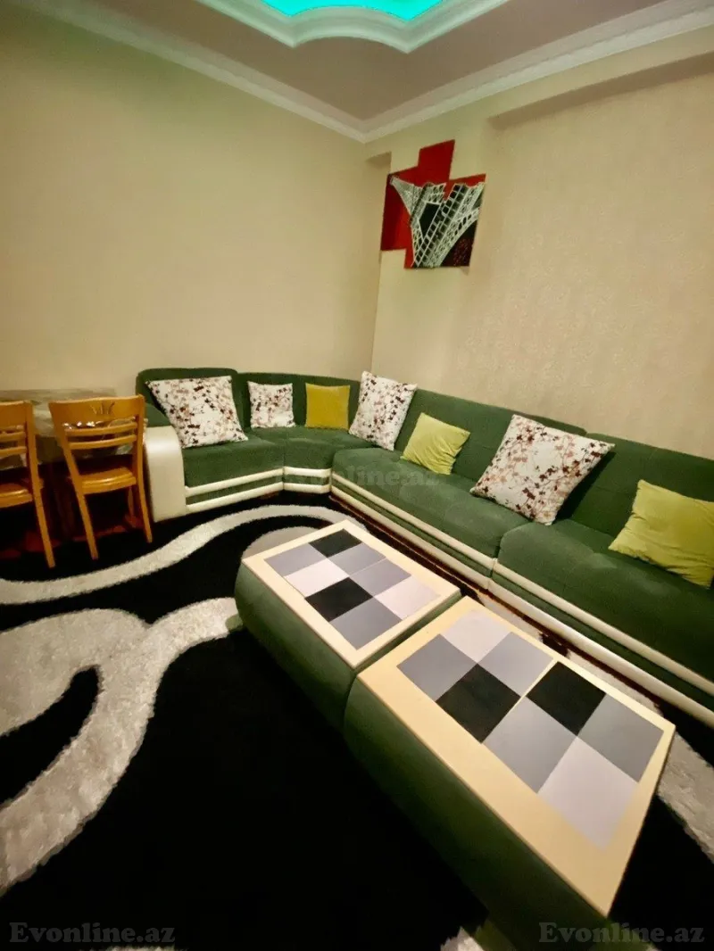 Kirayə verilir 2 otaqlı Mənzil Yeni tikili 57 m² Əhmədli m. - şəkil 2