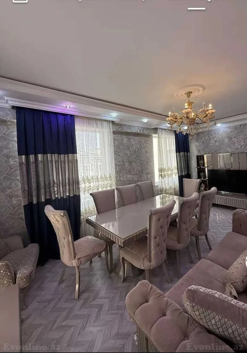 Satılır 3 otaqlı Mənzil Yeni tikili 110 m² Həzi Aslanov m. - şəkil 2