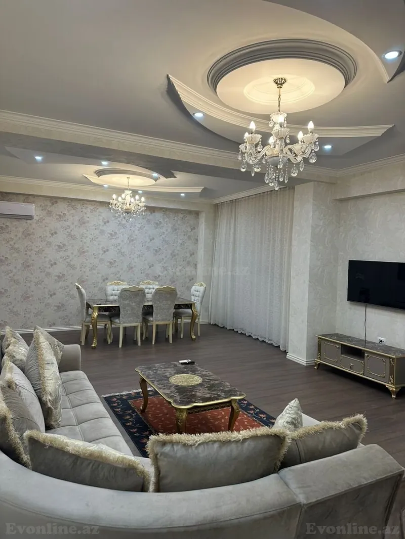 Kirayə verilir 3 otaqlı Mənzil Yeni tikili 140 m² Xətai r. - şəkil 3