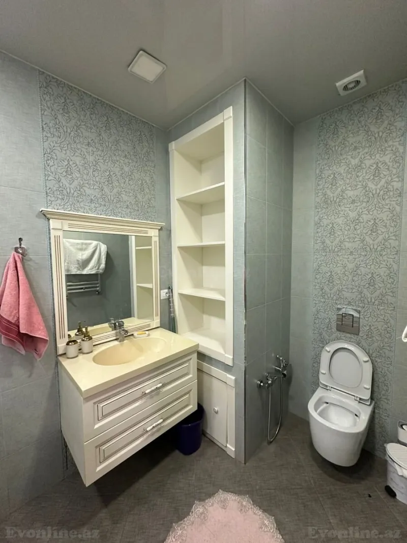 Kirayə verilir 3 otaqlı Mənzil Yeni tikili 140 m² Xətai r. - şəkil 18