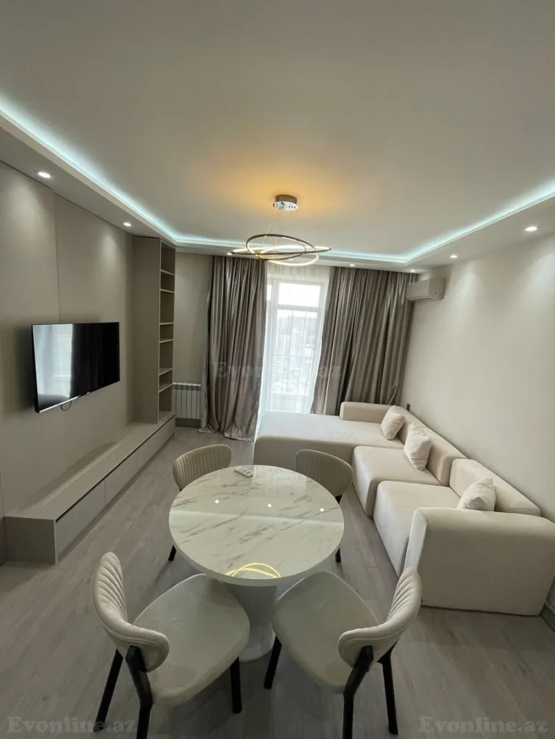 Kirayə verilir 2 otaqlı Mənzil Yeni tikili 68 m² Nərimanov r. - şəkil 3