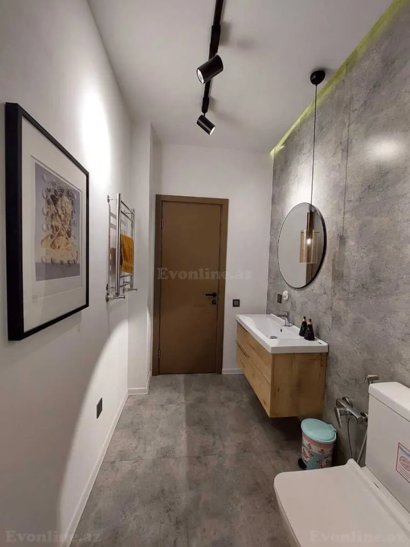 Kirayə verilir 2 otaqlı Mənzil Yeni tikili 80 m² Nizami m. - şəkil 14