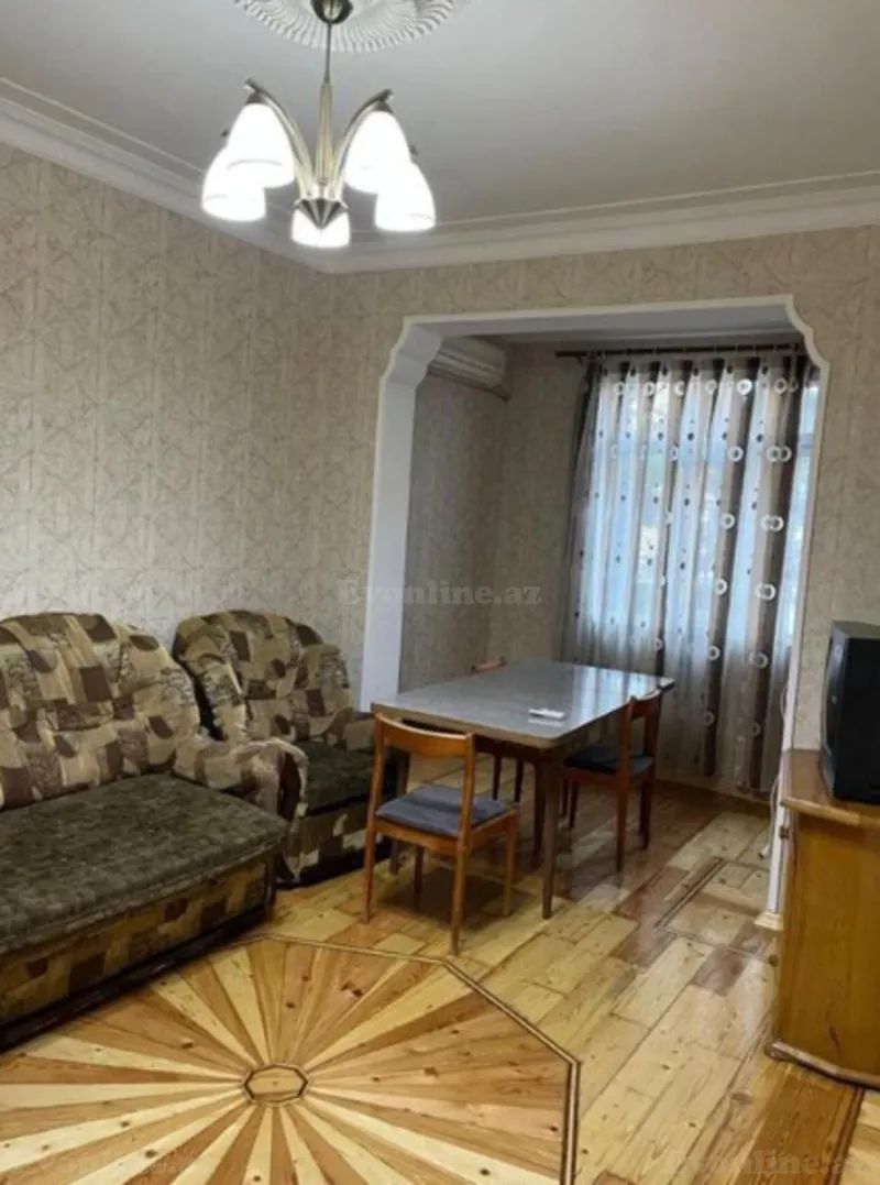 Kirayə verilir 2 otaqlı Mənzil Köhnə tikili 60 m² 4-cü mikrorayon - şəkil 2