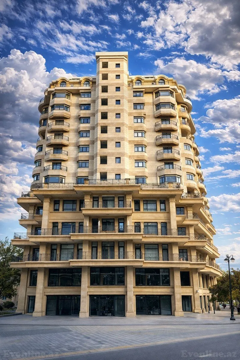 Satılır 5 otaqlı Mənzil Yeni tikili 210 m² İçərişəhər m. - şəkil 2