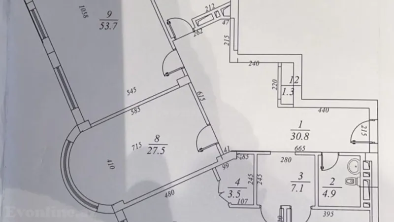 Satılır 5 otaqlı Mənzil Yeni tikili 210 m² İçərişəhər m. - şəkil 8