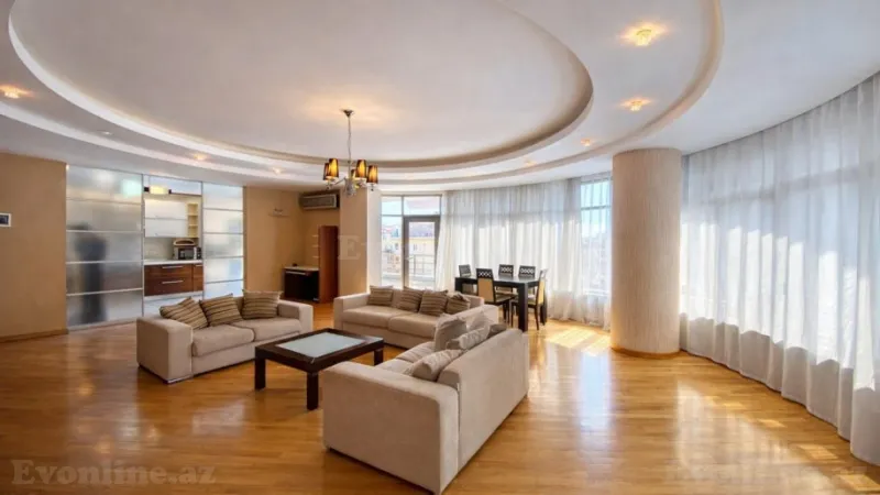 Satılır 4 otaqlı Mənzil Yeni tikili 212 m² Sahil m. - şəkil 3