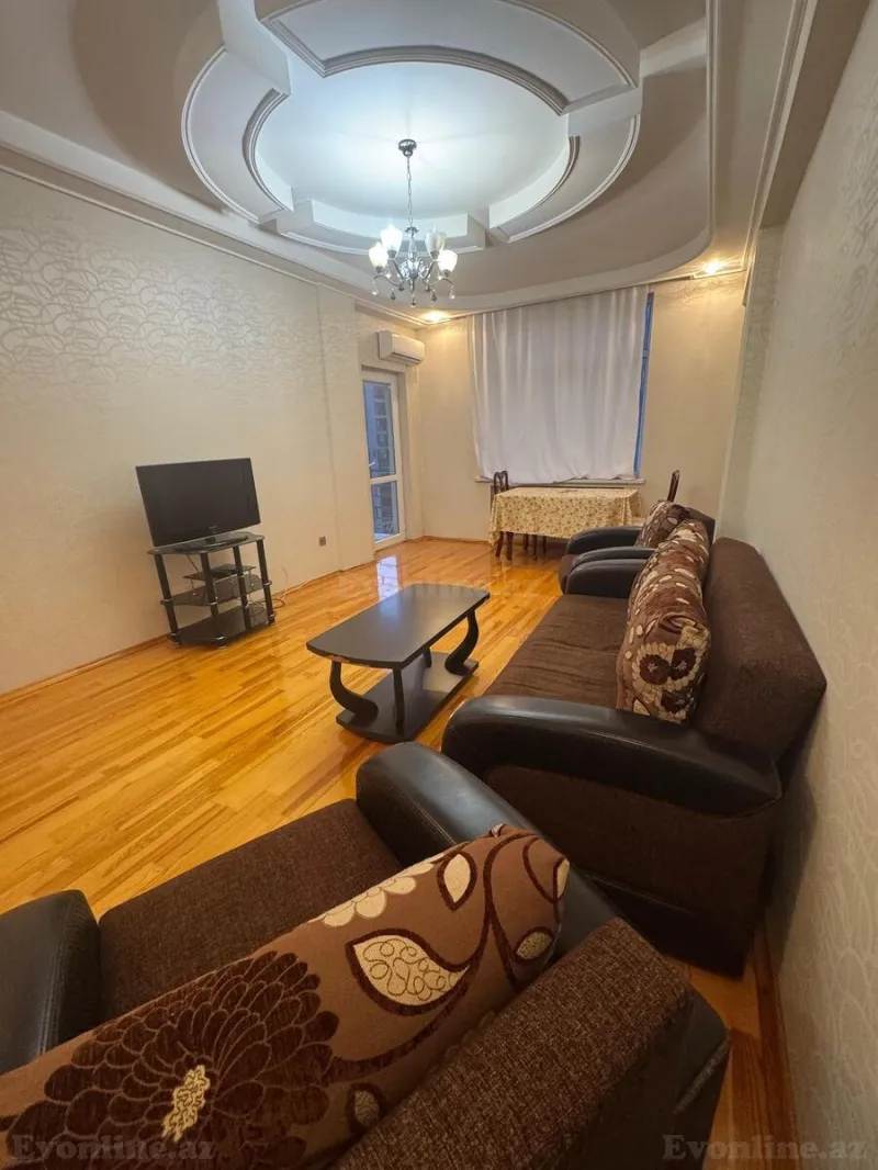 Kirayə verilir 2 otaqlı Mənzil Yeni tikili 90 m² Gənclik m. - şəkil 3