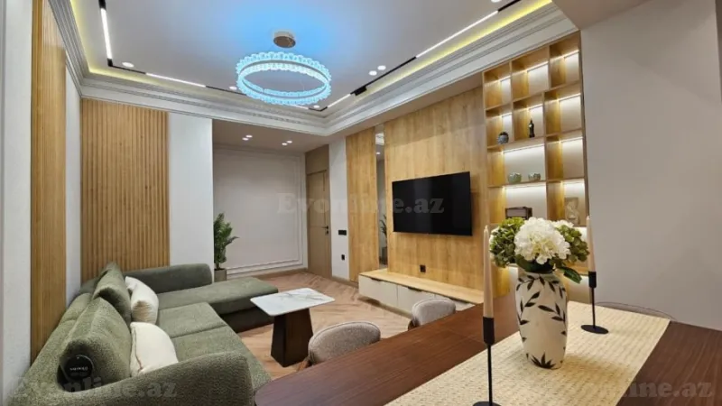 Satılır 2 otaqlı Mənzil Yeni tikili 83 m² Nərimanov r. - şəkil 3