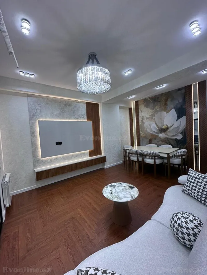 Satılır 3 otaqlı Mənzil Yeni tikili 96 m² Həzi Aslanov m. - şəkil 2