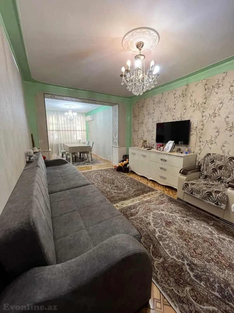 Satılır 3 otaqlı Mənzil Köhnə tikili 100 m² Gənclik m. - şəkil 9