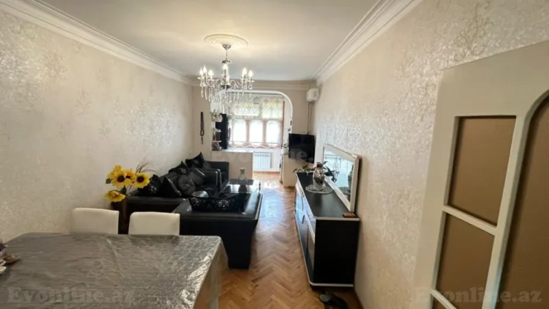 Satılır 3 otaqlı Mənzil Köhnə tikili 65 m² Qara Qarayev m. - şəkil 2