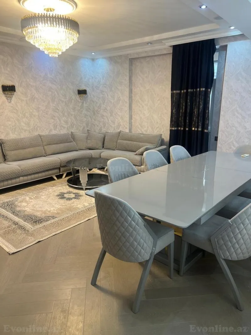 Kirayə verilir 4 otaqlı Mənzil Yeni tikili 160 m² Nəsimi r. - şəkil 2