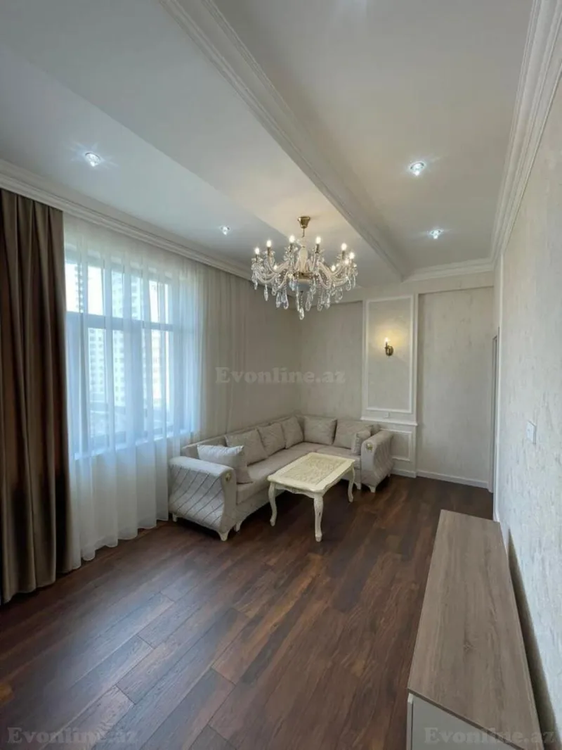 Kirayə verilir 2 otaqlı Mənzil Yeni tikili 92 m² Nizami m. - şəkil 4