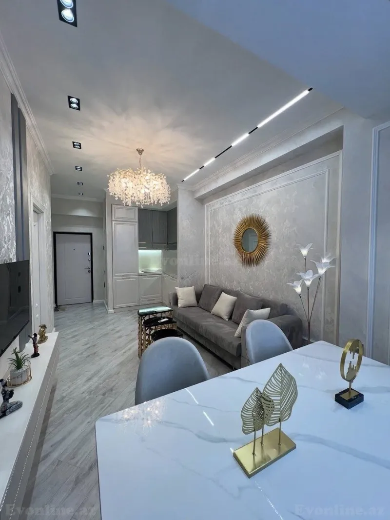 Satılır 2 otaqlı Mənzil Yeni tikili 40 m² Qara Qarayev m. - şəkil 3