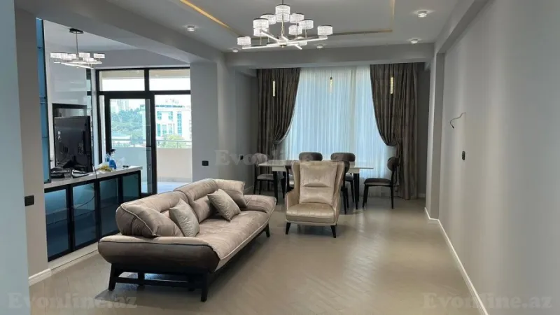 Satılır 3 otaqlı Mənzil Yeni tikili 126 m² Gənclik m. - şəkil 2