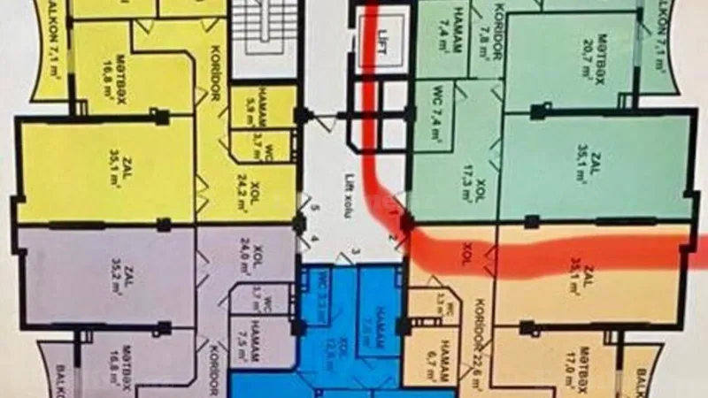 Satılır 3 otaqlı Mənzil Yeni tikili 136 m² Xətai m. - şəkil 2