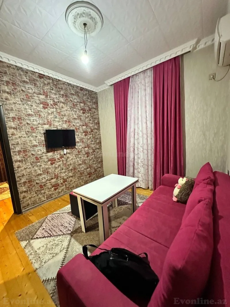 Kirayə verilir 2 otaqlı Mənzil Yeni tikili 40 m² Həzi Aslanov - şəkil 2