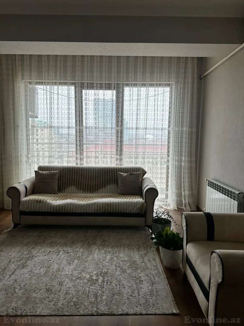 Kirayə verilir 2 otaqlı Mənzil Yeni tikili 80 m² Xətai m. - şəkil 3