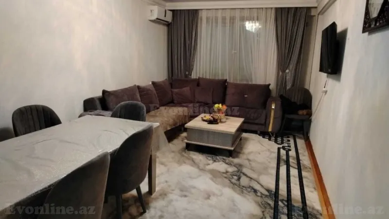Satılır 3 otaqlı Mənzil Yeni tikili 87 m² Sabunçu r. - şəkil 2