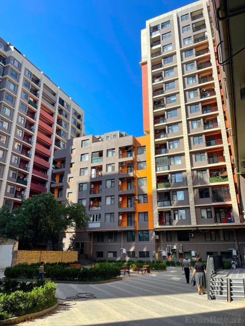 Kirayə verilir 3 otaqlı Mənzil Yeni tikili 120 m² Nərimanov r. - şəkil 2