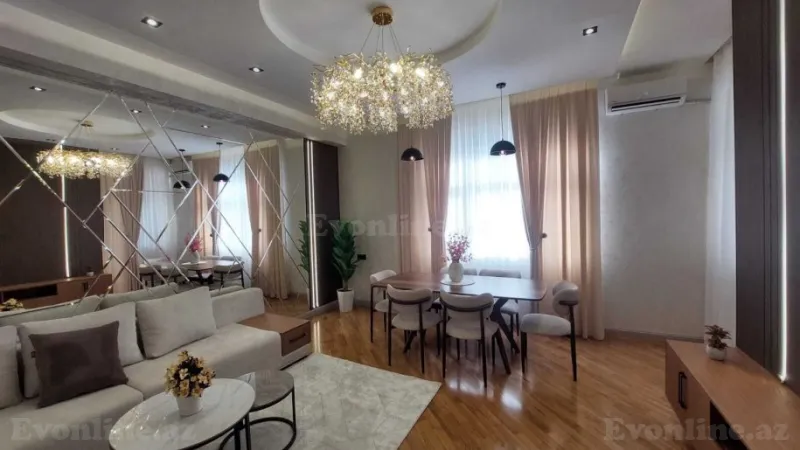 Satılır 3 otaqlı Mənzil Yeni tikili 110 m² Elmlər Akademiyası m. - şəkil 2