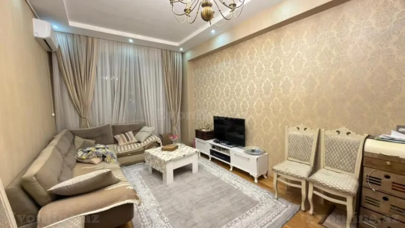 Satılır 2 otaqlı Mənzil Yeni tikili 50 m² Qara Qarayev m. - şəkil 3