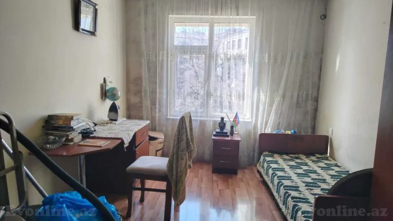 Satılır 4 otaqlı Mənzil Köhnə tikili 100 m² Elmlər Akademiyası m. - şəkil 7