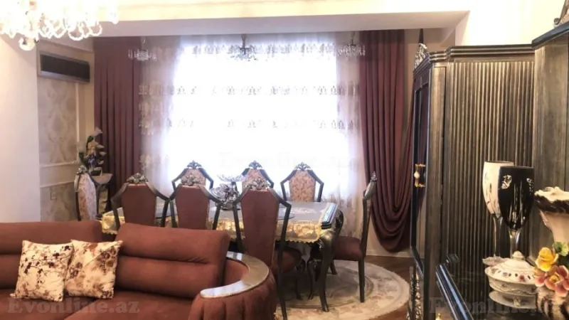 Satılır 5 otaqlı Mənzil Yeni tikili 170 m² İnşaatçılar m. - şəkil 2