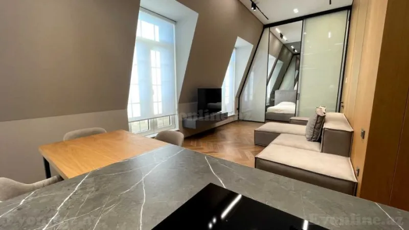 Kirayə verilir 2 otaqlı Mənzil Yeni tikili 59.5 m² Xətai r. - şəkil 3