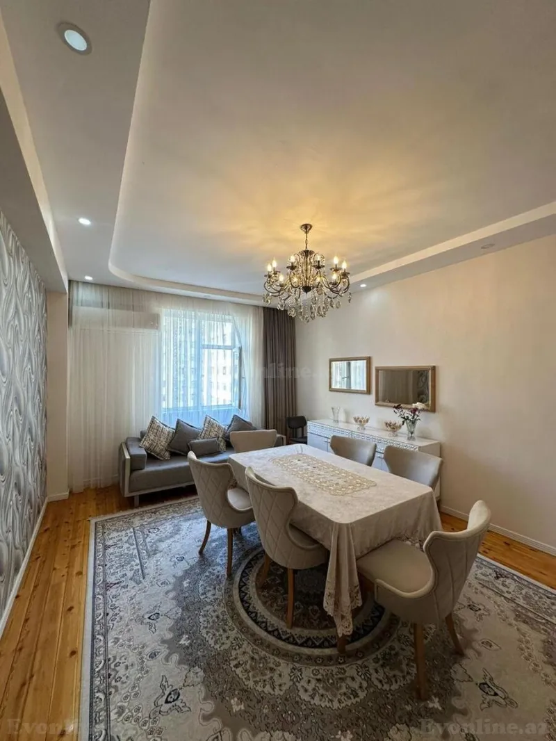 Satılır 3 otaqlı Mənzil Yeni tikili 90 m² Memar Əcəmi m. - şəkil 3