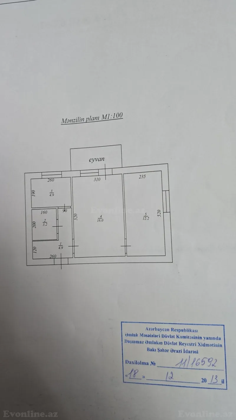Satılır 2 otaqlı Mənzil Köhnə tikili 40.3 m² Yasamal - şəkil 10