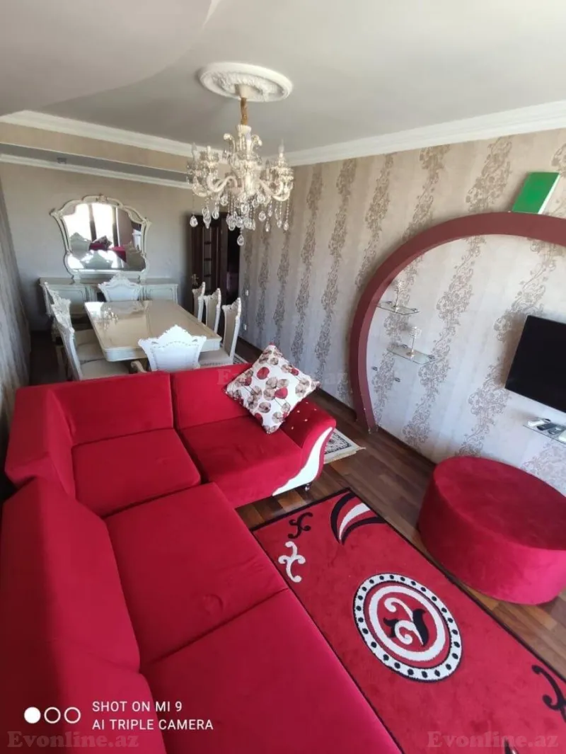 Kirayə verilir 3 otaqlı Mənzil Yeni tikili 110 m² Xırdalan - şəkil 2