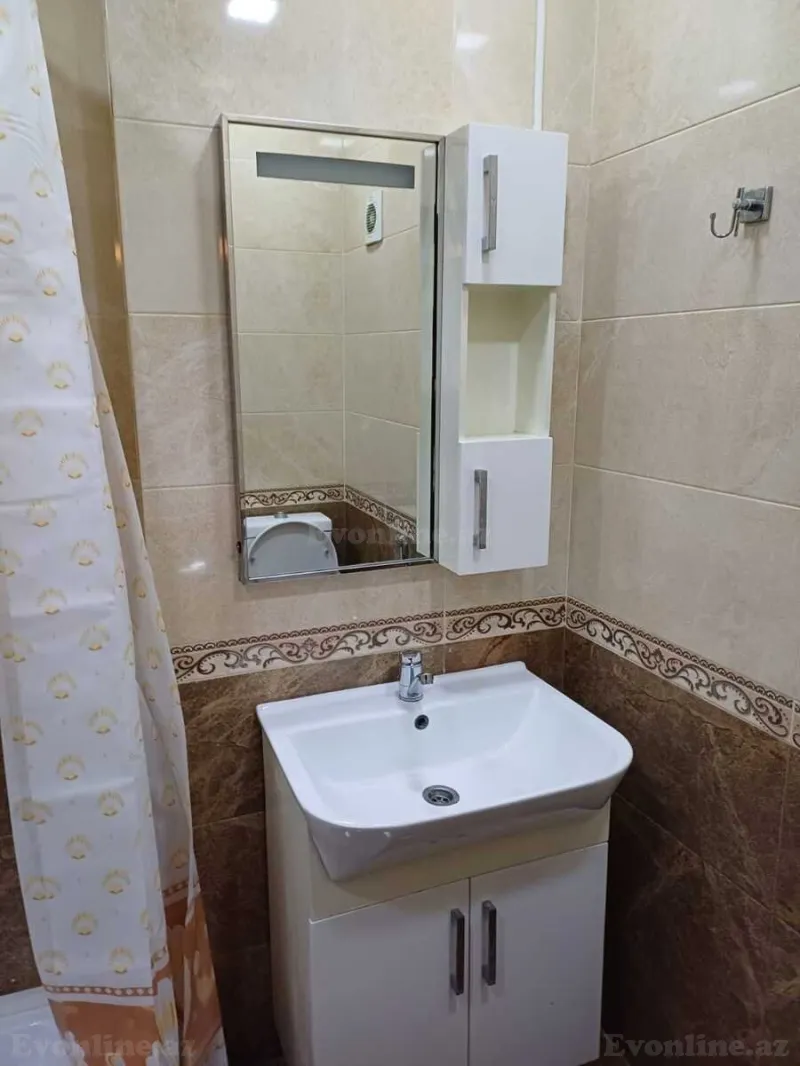 Kirayə verilir 1 otaqlı Mənzil Yeni tikili 65 m² Nəriman Nərimanov m. - şəkil 13